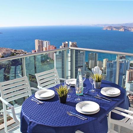 High Rise Apartment On The 39Th Floor With Private Terrace And Sea Views Benidorm Eksteriør billede