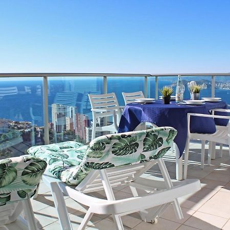 High Rise Apartment On The 39Th Floor With Private Terrace And Sea Views Benidorm Eksteriør billede