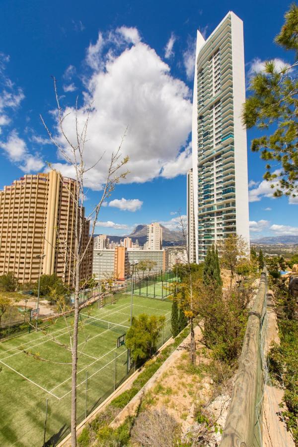 High Rise Apartment On The 39Th Floor With Private Terrace And Sea Views Benidorm Eksteriør billede